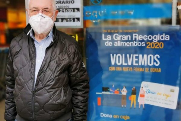 Pedro Sobrado apoya la Gran recogida 2020