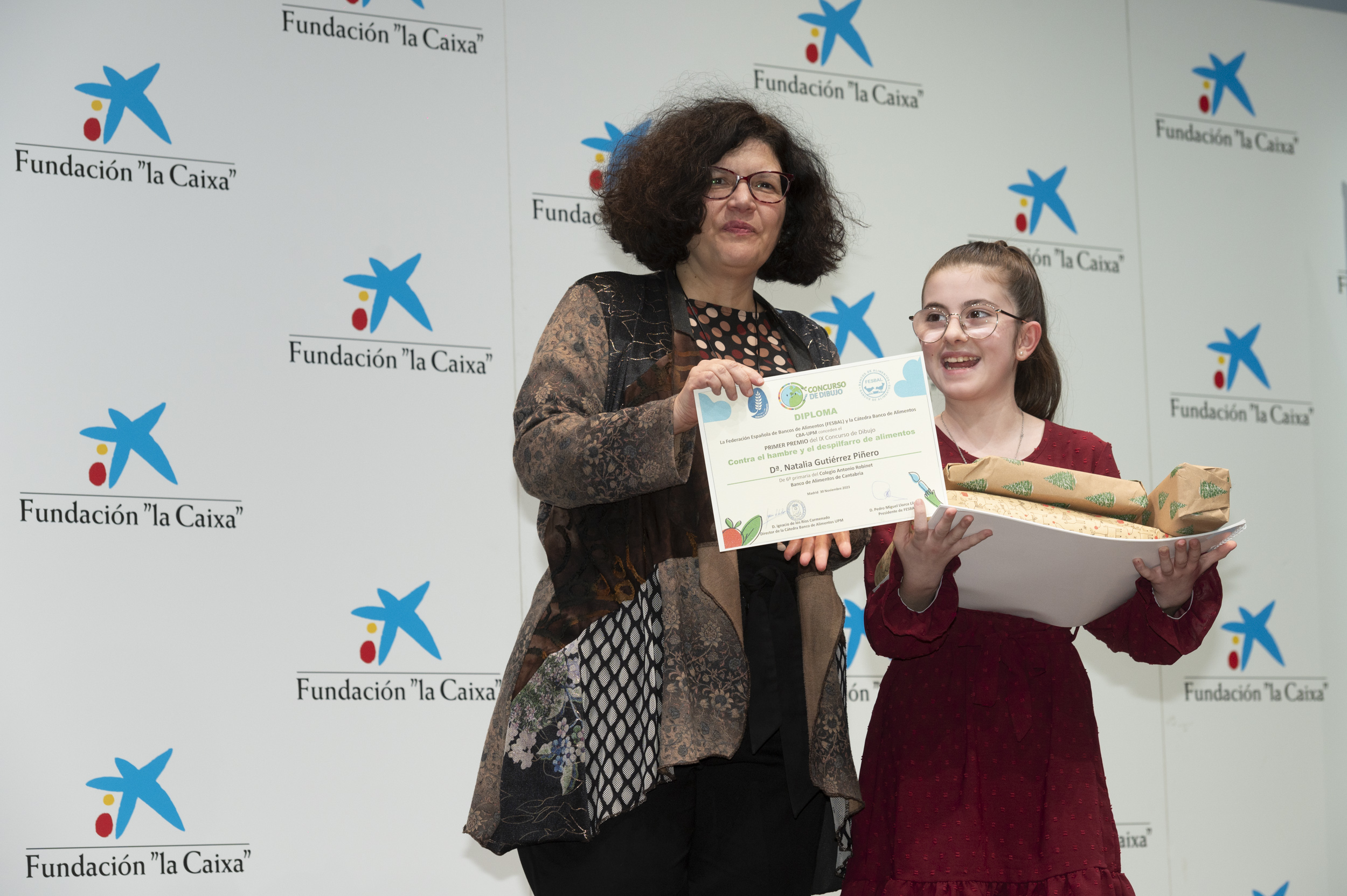 Premios Espiga de Oro 2023. La alumna cántabra Natalia Gutiérrez Piñero gana el Concurso de Dibujo “Contra el hambre y el despilfarro de alimentos”.